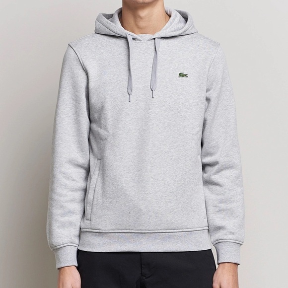 Lacoste Sweaters - Lacoste | S | Hoodie Silver Chine